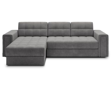 Canapé d’angle réversible convertible KLUMANN en velours – 260 cm