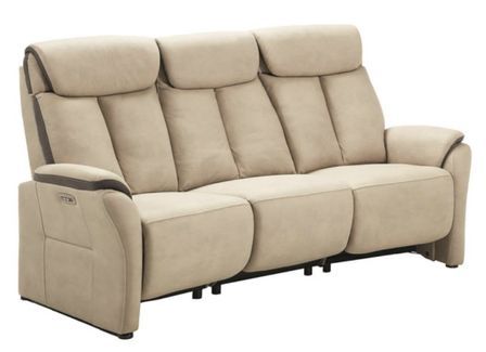 Canapé de relaxation électrique en nubuck Kondort
