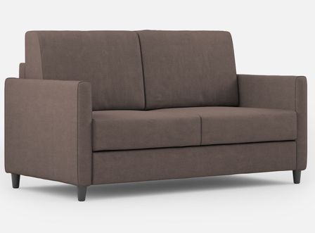 Canapé droit moderne italien tissu marron Korane - 3 tailles