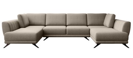 Canapé panoramique convertible LARGOS en tissu – 362 cm