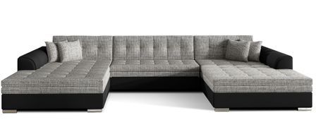 Canapé panoramique convertible VIRA en bi-matiére