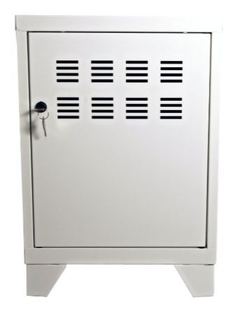 Casier de rangement en métal H 57.5 cm Pikaro 1 porte 1 étagère - Design pratique et moderne