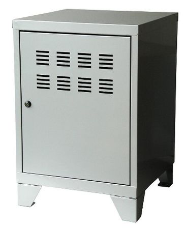 Casier de rangement en métal H 57.5 cm Pikaro 1 porte 1 étagère - Design pratique et moderne