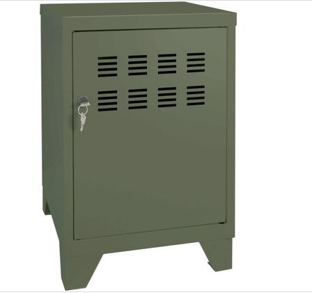 Casier de rangement en métal H 75 cm Pikaro 1 porte 1 étagère - Fonctionnalité et élégance
