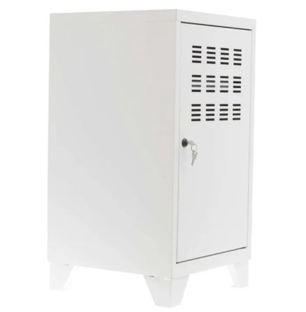 Casier de rangement en métal H 75 cm Pikaro 1 porte 1 étagère - Fonctionnalité et élégance