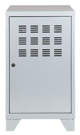 Casier de rangement en métal H 75 cm Pikaro 1 porte 1 étagère - Fonctionnalité et élégance