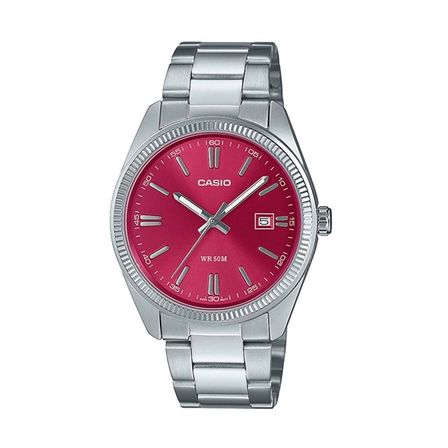 Casio Collection Date - Cherry Red MTP-1302PD-4AVEF