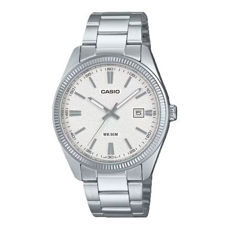Casio Collection Date - White, Matte Dial MTP-1302DA-7AVDF