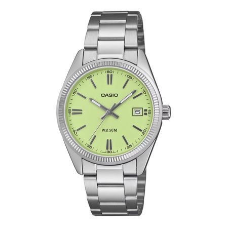 Casio Collection Unisex Date - Lime - Unisex UTP-1302PD-3A2VEF