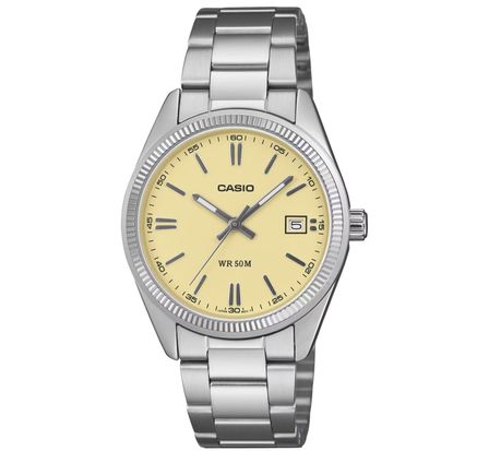 Casio Collection Unisex Date - Yellow - Unisex UTP-1302PD-9AVEF