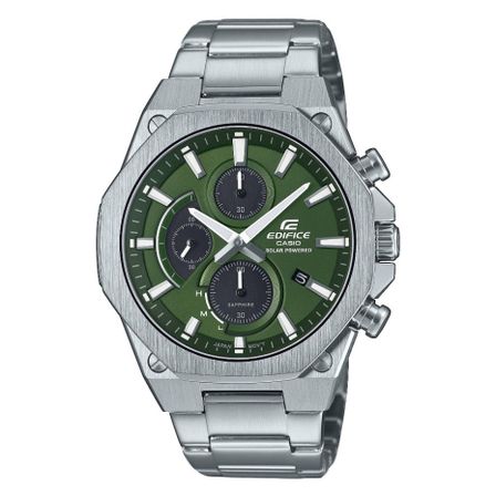 Casio Edifice Chronograph Slim Sapphire - Green New! EFS-S570D-3AUEF