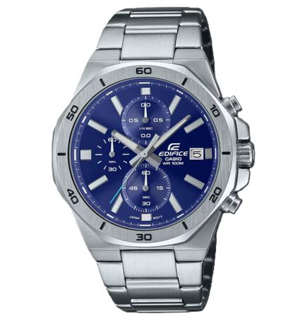 Casio Edifice Octagonal Chronograph - Blue EFV-640D-2AVUDF