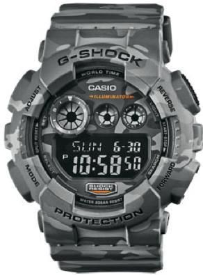 Casio G-shock Gd-120-cm-8dr Special Color - Camo Army Grey - Mineral Glassshock Resistant200-meter Water Resistancecase / Bezel Material: Resinresin Band GD-120CM-8ER
