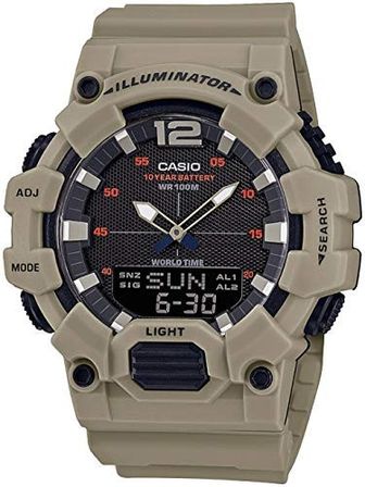 Casio Illuminator World Time - 10 Year Battery HDC-700-3A3