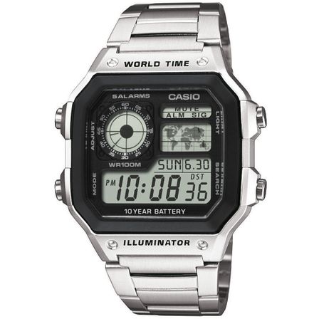 Casio Illuminator Worldtime AE-1200WHD-1AVDF