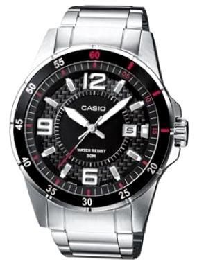 Casio Mtp-1291d-1a1 Core Coll Wr 50 **original Box**