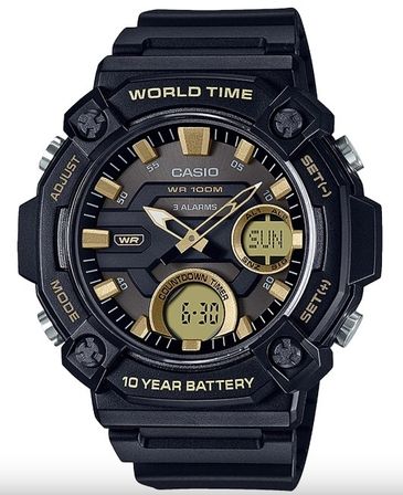 Casio Oversize 10 Year Battery AEQ-120W-9AVDF