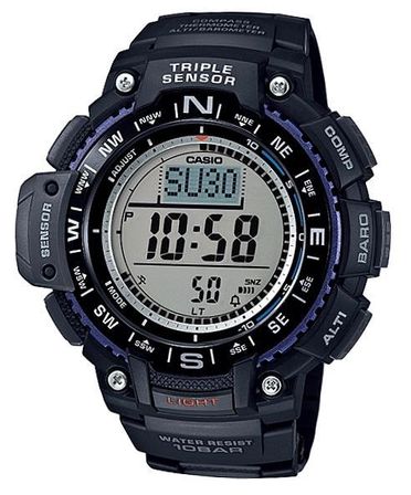 Casio Sgw-1000-1 Auto Led. Digital Compass. Barometer. Thermometer. Altimeter. 5 Daily Alarms Snooze Alarm Hourly Time Full Auto-calendar Wr 200mt **original Box**