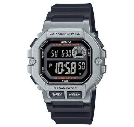 Casio Sport Illuminator Lap Memory 60 - Black WS-1400H-1BVDF