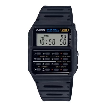 Casio Vintage Calculator Edgy Collection - Black CA-53W-1ER