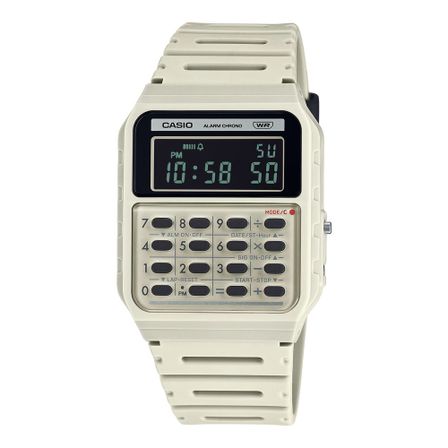 Casio Vintage Calculator Edgy Collection - Cream CA-53WB-8BEF