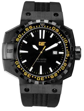 Cat Atoll Sub Ss Case. Silicone Strap. Quartz. Date 50mm Wr 20atm D4.161.21.124