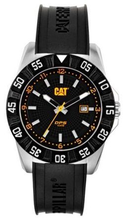 Cat Dp Sport Ss Case. Rubber Strap. Quartz. Data. 44mm Wr 10atm PM.141.21.134