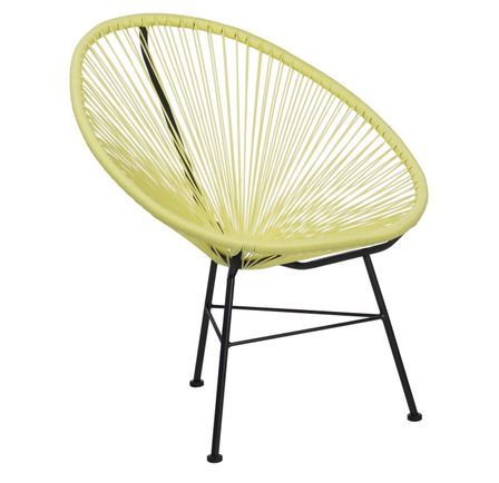 Chaise acier anis Acapulco