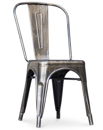 Chaise acier vintage renforcé Kalax - Collection haut de gamme