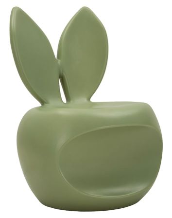 Chaise bunny verte cm 57x55x79 (hauteur d'assise cm 39)