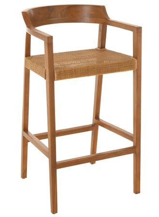 Chaise de bar en bois de chêne SUKA – Design contemporain