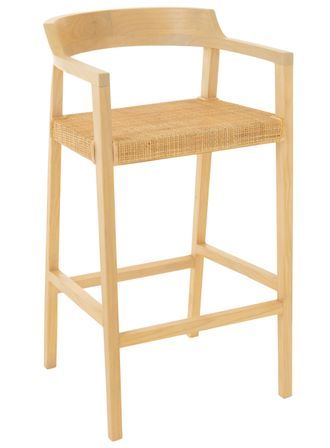 Chaise de bar en bois de chêne SUKA – Design contemporain