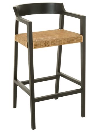 Chaise de bar en bois de chêne SUKA – Design contemporain