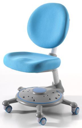 Chaise de bureau polypropylène bleu Funny