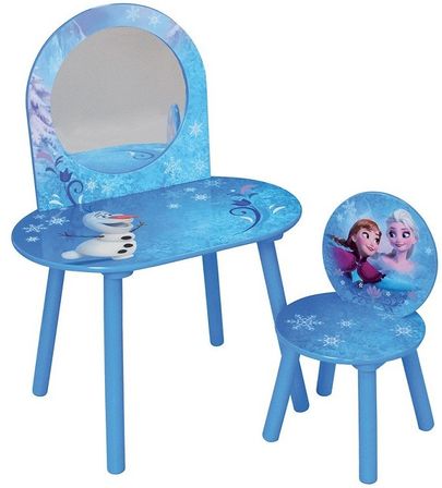 Chaise de rangement avec chaise Reine des neiges Disney