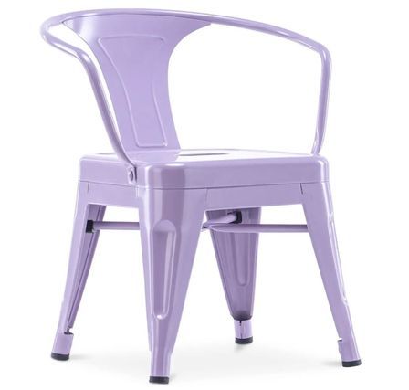 Chaise pour enfant en metal style industriel