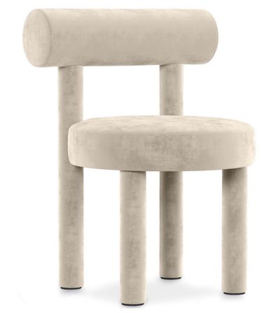 Chaise de salle à Manger en velours Kathe - Doux et luxueux