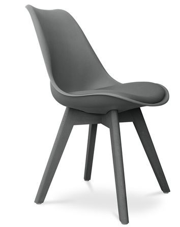Chaise de salle à manger style Scandinave couleur unie Teva