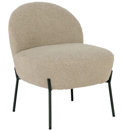 Chaise de salon peau d’agneau synthétique MERIDA – Élégance et douceur absolue