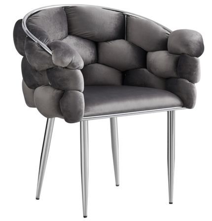 Chaise design capitonnée Florenca - Lot de 2