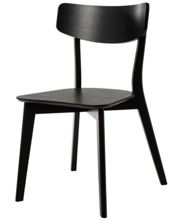 Chaise en bois d'hévéa KULINIZA - Élégance authentique pour votre Intérieur