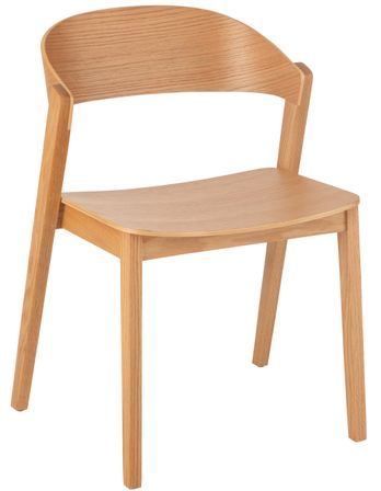 Chaise en bois de frêne HIVA – Design épuré et charme naturel