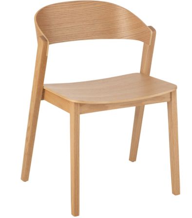 Chaise en bois de frêne HIVA – Design épuré et charme naturel