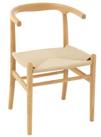 Chaise en bois de hêtre et corde TOON – L'élégance artisanale