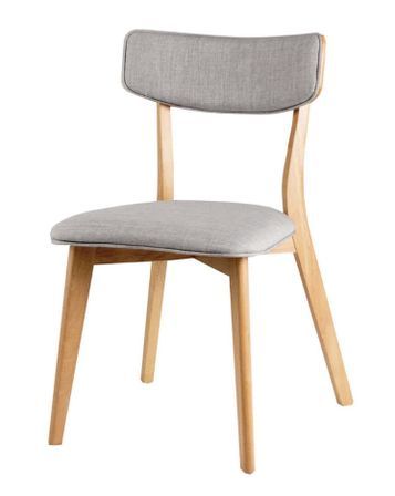 Chaise en bois et tissu BONKA – Élégance et confort