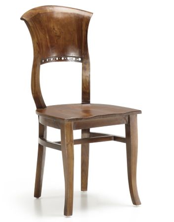 Chaise en bois massif de Mindy Kida