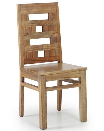 Chaise en bois massif naturel MAZARI
