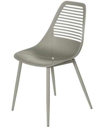 Chaise en polypropylène et métal Kyla