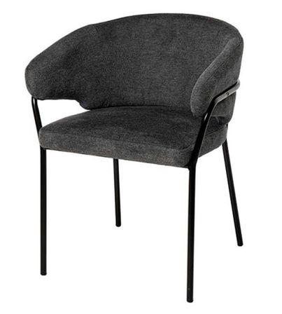 Chaise en tissu Florina – Design minimaliste et confort supérieur