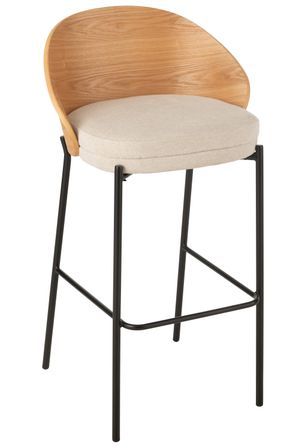 Chaise haute de bar LONE – Design élancé et confort assuré